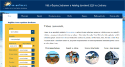 Desktop Screenshot of jadran-online.cz